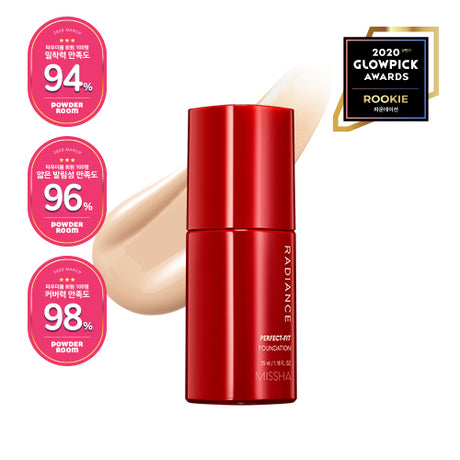 [Missha] Radiance Perfect Fit Foundation SPF30 PA++ 35ml :: K-Beauty / Korea Cosmetics