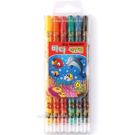 [Mungyo] Sea Color Pencil MTC 1SET(6Colors)