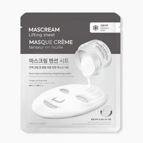 [The Face Shop] [2+2] MasCream Intense Sheet 30g