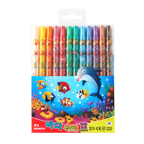 [Mungyo] Sea Color Pencil MTC 1SET(12Colors)