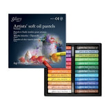 [Mungyo] [For Professionals] Soft Oil Pastel Paper Box MOPV 1SET(24Colors)