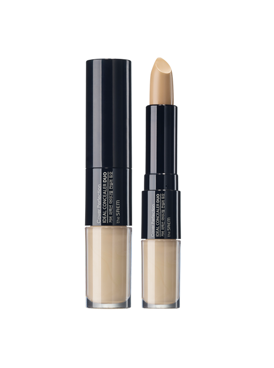 [The Saem] Cover Perfection Ideal Concealer Duo 4.5g (liquid)4.2g (stick) :: K-Beauty / Korea Cosmetics