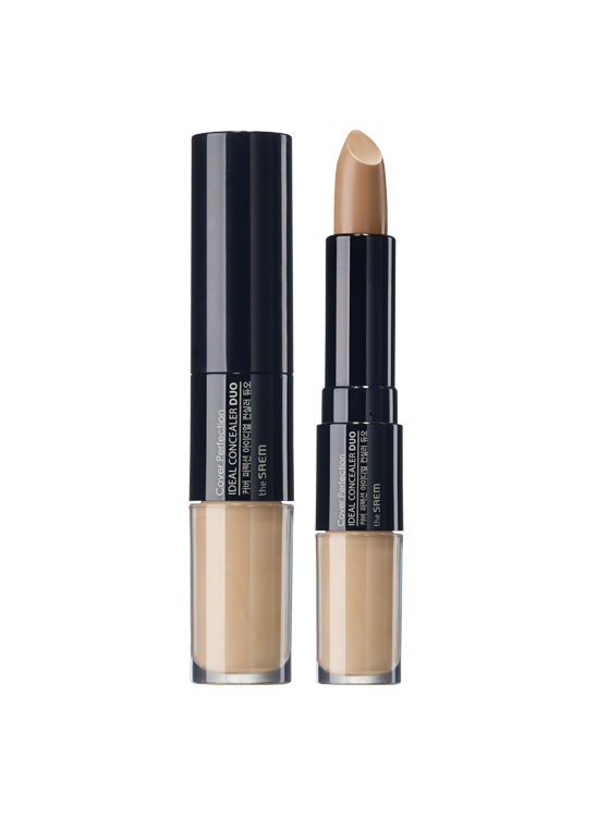 [The Saem] Cover Perfection Ideal Concealer Duo 4.5g (liquid)4.2g (stick) :: K-Beauty / Korea Cosmetics