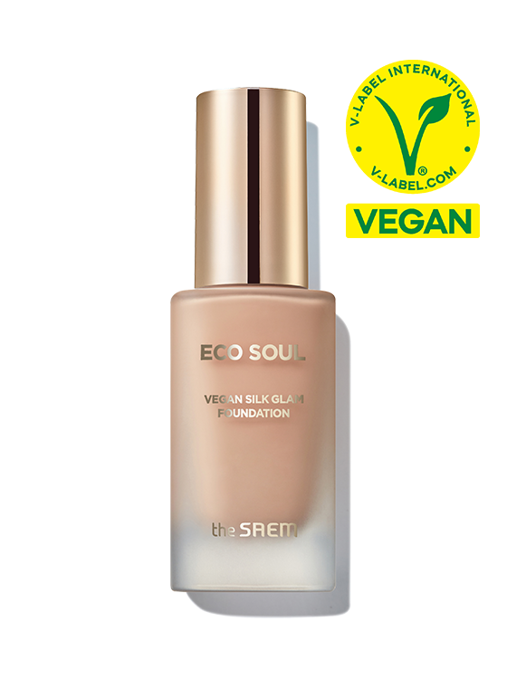 [The Saem] Eco Soul Vegan Silk Glam Foundation 30ml :: K-Beauty / Korea Cosmetics