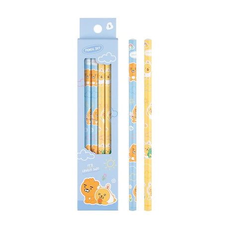 [Kakao Friends] Lovely 4Pencil Set(B pencil) 1Set(4ea)