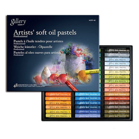 [Mungyo] [For Professionals] Soft Oil Pastel Paper Box MOPV 1SET(48Colors)