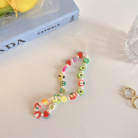 Multicolor Mobile Phone Chain Handmade Strap